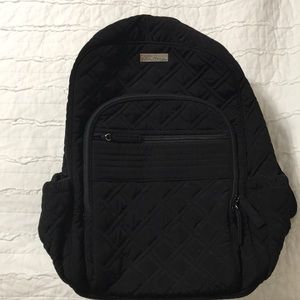 Black Quilted Vera Bradley Bookbag